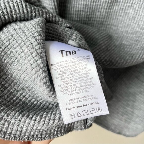 TNA | Alamo Henley Thermal Top Grey Xxs - Picture 8 of 10